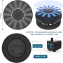 AISITIN Fuente Solar Jardin Exterior, Fuente Solar Flotante Bomba con 6 Boquillas para Baño de Pájaros, Estanque Acuario y