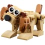 LEGO Creator 30666 - Juego de 75 piezas de animales de regalo, perro, oso, ardilla, 3 en 1