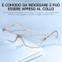 NEW VISION Gafas Presbicia Hombre, Gafas de Presbicia Cierre Imán, Longitud Ajustable, Gafas De Lectura para Hombre y Mujer,