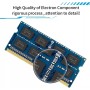 Kuesuny 16GB Kit (2x8GB) PC3L-12800s Sodimm DDR3 / DDR3L 1600MHz Sodimm CL11 PC3-12800 1.35V/1.5V 204Pin Non-ECC Unbuffered