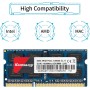 Kuesuny 16GB Kit (2x8GB) PC3L-12800s Sodimm DDR3 / DDR3L 1600MHz Sodimm CL11 PC3-12800 1.35V/1.5V 204Pin Non-ECC Unbuffered