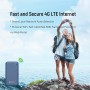 GlocalMe UPP WiFi portátil 4G LTE, Router WiFi portatil de Bolsillo con 1GB de Datos globales, No SIM, Disponible en más de 200