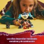 LEGO Ninjago Armadura Robótica de Combate de Zane, Juego Ninja con 3 Minifiguras y Catanas de Juguete, Figura Articulada de El