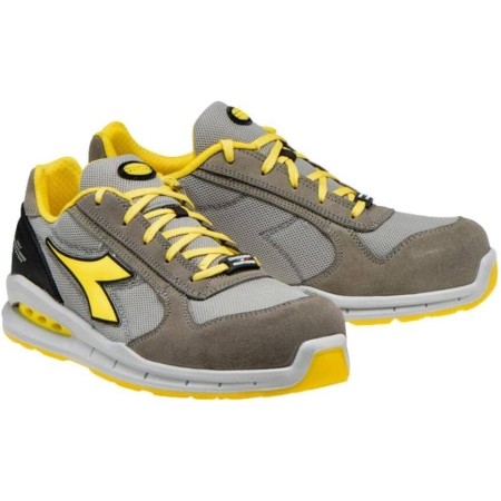 DIADORA Run Net AIRBOX Low S1P SRC, Men's Sports Shoes, Wind Gray/Aluminum, 37 EU, Blue Cosmos Moon Rock Grey, 37 EU