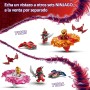 LEGO Ninjago Armadura Robótica de Combate de Zane, Juego Ninja con 3 Minifiguras y Catanas de Juguete, Figura Articulada de El