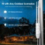 Repetidor WiFi Potente Exterior para Larga Distancia WAVLINK AC1200, Amplificador de Señal WiFi Exterior Doble Banda 2.4G + 5G,
