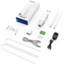 Repetidor WiFi Potente Exterior para Larga Distancia WAVLINK AC1200, Amplificador de Señal WiFi Exterior Doble Banda 2.4G + 5G,