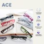 OPULIZE Ace Gafas De Lectura Negro Ligero Cómodo Lectores Valor Pack 2 Hombres Mujeres RR32-1 +2,00