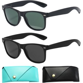 BDSHUNBF 2 Pares Gafas de Sol Polarizadas Hombre Mujer, Gafas de Sol Hombre Polarizadas Alta Protección Gafas de Sol Conducción,