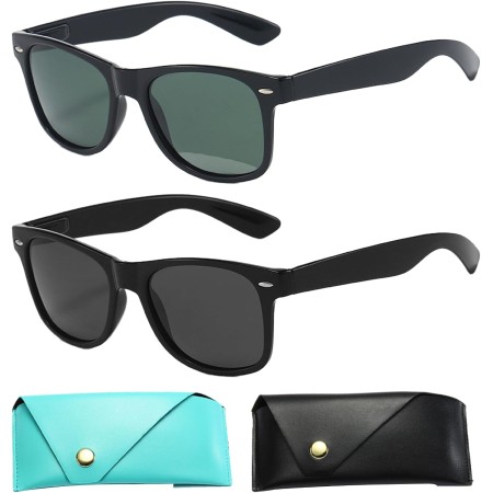 BDSHUNBF 2 Pares Gafas de Sol Polarizadas Hombre Mujer, Gafas de Sol Hombre Polarizadas Alta Protección Gafas de Sol Conducción,