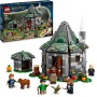 LEGO Harry Potter Cabaña de Hagrid: Una Visita Inesperada Maqueta de Casa de Construcción y 7 Personajes de Juguete, Juego de