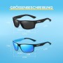 OJIRRU Gafas de sol hombre Gafas de sol Deportivas polarizadas para hombre mujer Protección UV400 Golf Ciclismo Pesca Running