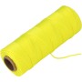 Goldblatt Cuerda de Albañil 18 x 153 m, Hilo de Albañil de Nailon Trenzado, Cordón Trenzado de Nylon de Amarillo Fluorescente,