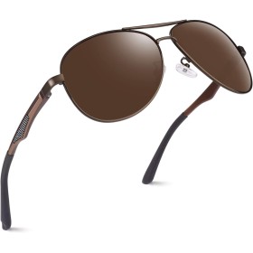 GQUEEN Gafas de Sol Hombre Mujer Polarizadas Piloto Protección UV Retro Al-Mg Metal UV400