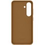 Samsung Funda de Cuero Vegano Marrón para Galaxy S25