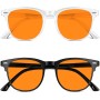 Solmoon Gafas Filtro Luz Azul Unisex, Antifatiga y Anti-Azules para Gaming y Lectura, Lentes Antireflejo, Reducen Fatiga Visual