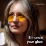 Solmoon Gafas Filtro Luz Azul Unisex, Antifatiga y Anti-Azules para Gaming y Lectura, Lentes Antireflejo, Reducen Fatiga Visual