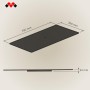 Meliconi Rotobase Elite M, Soporte Giratorio para Monitor y TV, Base Giratoria 360°, Carga 70 Kg, Cristal Templado, Negro