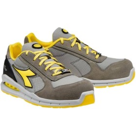 DIADORA Run Net AIRBOX Low S1P SRC, Men's Sports Shoes, Wind Gray/Aluminum, 37 EU, Blue Cosmos Moon Rock Grey, 37 EU