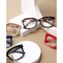 Hubeye 2 Pares Gafas anti luz azul cuadrados de montura grande para mujer y hombre con bisagra de resorte Gafas de computadora