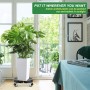 Plataforma con Ruedas, Ajustable Ø 35-48cm, Capacidad de Carga 150 kg, Soporte para Macetas con Ruedas 360 ° Giratorio, Soporte