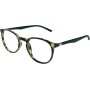 OPULIZE Met Gafas de Lectura 4-Pack Montura Redonda Negra Marrón Gris Resistente a Arañazos Bisagras de Muelle Ordenador Gaming
