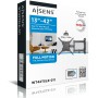 SOPORTE DE PARED AISENS PARA PANTALLAS 13P A 42P HASTA 20KG BRAZO EXTENSIBLE GIRATORIO INCLINABLE NEGRO WT42TSLE-011