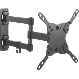 SOPORTE DE PARED AISENS PARA PANTALLAS 13P A 42P HASTA 20KG BRAZO EXTENSIBLE GIRATORIO INCLINABLE NEGRO WT42TSLE-011
