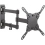 SOPORTE DE PARED AISENS PARA PANTALLAS 13P A 42P HASTA 20KG BRAZO EXTENSIBLE GIRATORIO INCLINABLE NEGRO WT42TSLE-011