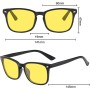 DKDDSSS 3 Pares Gafas de Conducción Nocturna, Gafa Visión Nocturna Polarizadas, Gafas de Sol Polarizadas Hombre y Mujer,
