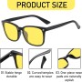DKDDSSS 3 Pares Gafas de Conducción Nocturna, Gafa Visión Nocturna Polarizadas, Gafas de Sol Polarizadas Hombre y Mujer,