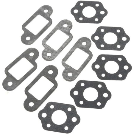 Kit completo de juntas para silenciador y carburador, 10 piezas compatibles con modelos de motosierra MS210, MS230, MS250