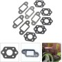 Kit completo de juntas para silenciador y carburador, 10 piezas compatibles con modelos de motosierra MS210, MS230, MS250