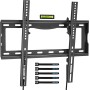 BONTEC Soporte TV Pared para Pantallas de 26-65 Pulgadas TV Planos Curvos LCD/LED/OLED, Inclinable para TV de hasta 55 kg, Máx