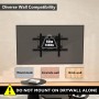BONTEC Soporte TV Pared para Pantallas de 26-65 Pulgadas TV Planos Curvos LCD/LED/OLED, Inclinable para TV de hasta 55 kg, Máx
