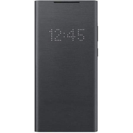 Samsung Funda Galaxy Note20 con visión LED y Soporte para Tarjetas, Color Negro