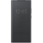 Samsung Funda Galaxy Note20 con visión LED y Soporte para Tarjetas, Color Negro