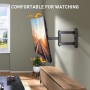 Perlegear Soporte TV de Pared Pantallas de 26-60 Pulgadas, Articulado Inclinable y Giratorio, hasta 45 kg, MAX VESA 400x400mm