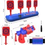 Diana Electrónico con Pistola Juguete, Objetivo de Tiro para Nerf con Restablecimiento Automático, 20 Dardos Juego Infantil,