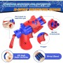 Diana Electrónico con Pistola Juguete, Objetivo de Tiro para Nerf con Restablecimiento Automático, 20 Dardos Juego Infantil,