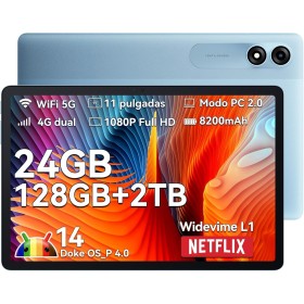 Blackview Tab 90 Tablet 11 Pulgadas, 24GB RAM +128GB ROM/TF 2TB Tablet Android 14, Dual 4G LTE & 5G WiFi, Octa-Core, Widevine L1