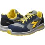 Diadora Run Net Airbox Low S1p SRC, Men's Trainers, Blue Cosmos Moon Rock Grey, 48 EU