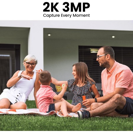 AOQEE Camara Vigilancia WiFi Exterior Solar - 2K Seguridad Camaras Vigilancia Domicilio WiFi sin Cable con Batería, Humana/PIR