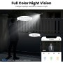 AOQEE Camara Vigilancia WiFi Exterior Solar - 2K Seguridad Camaras Vigilancia Domicilio WiFi sin Cable con Batería, Humana/PIR