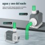 Boxtech Bomba de acuario 3 en 1 con motor de cobre de 25dB ultrasilencioso 25W 1500L/H, 3 modos de fondo lateral de tierra,