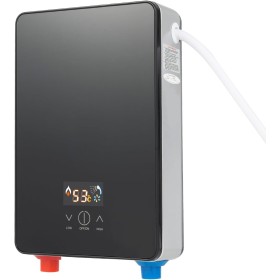 Calentador de agua eléctrico pequeño, 6500 W, set de ducha, calentador de agua instantáneo, temperatura del agua precisa,