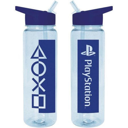 Pyramid International Botella de agua Playstation (PS Logo Design), 700 ml, de plástico, para jugadores, producto oficial