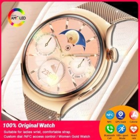 2025 nuevo reloj inteligente NFC para mujer pantalla AMOLED HD IP68imp
