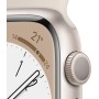 Apple Watch Series 8 (GPS, 45mm) Reloj Inteligente con Caja de Aluminio en Color Medianoche - Correa Deportiva en Color