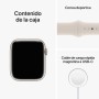 Apple Watch Series 8 (GPS, 45mm) Reloj Inteligente con Caja de Aluminio en Color Medianoche - Correa Deportiva en Color